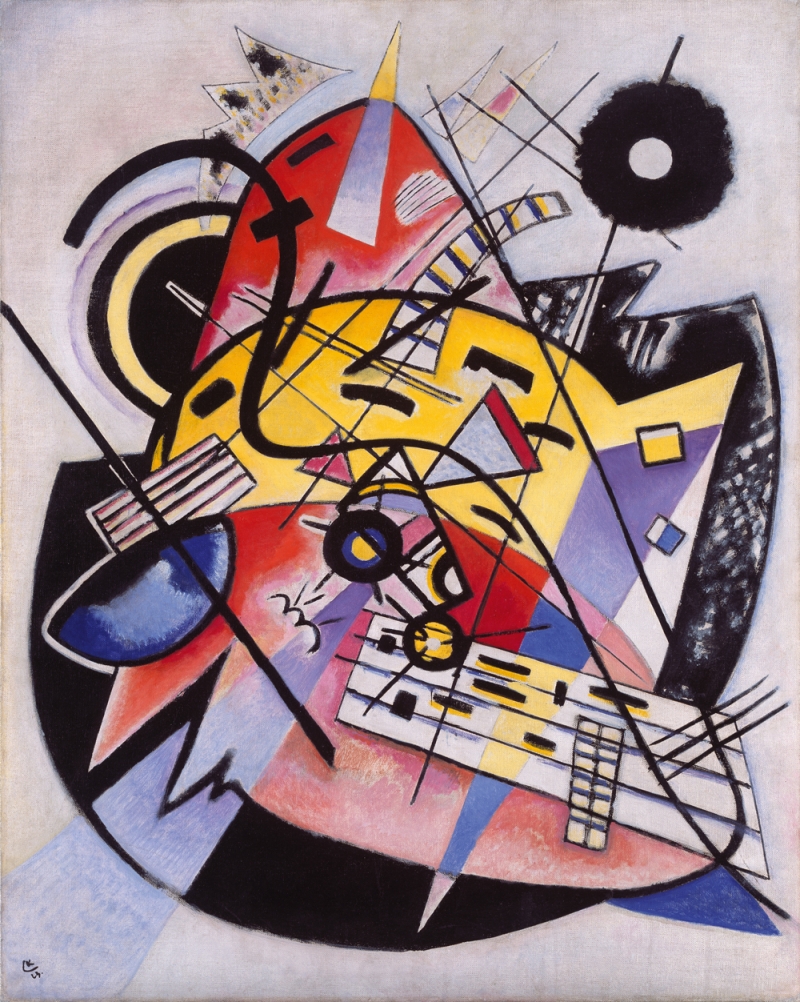  Wassily Kandinsky, Weißer Punkt (Komposition 248), 1923, © SHK / Hamburger Kunsthalle / bpk, Foto: Christoph Irrgang