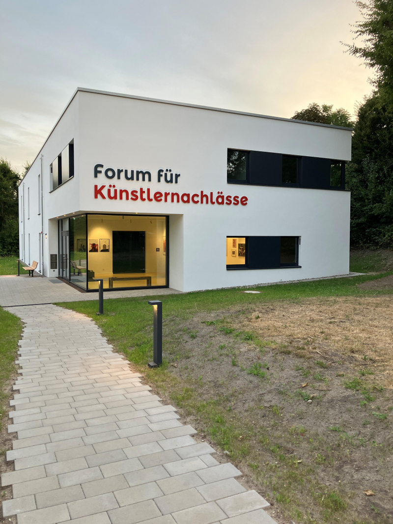 Forum für Künstlernachlässe, Archiv- und Veranstaltungshaus, 2025, Entwurf Andreas Horlitz (SEHW Architekten), Foto: Gora Jain