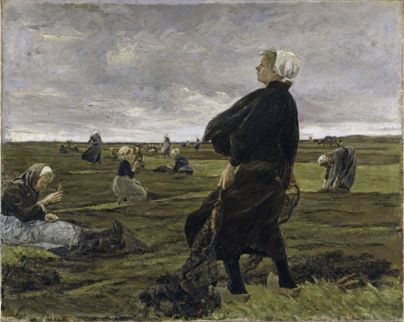 Max Liebermann, Die Netzflickerinnen, 1887/89, Öl auf Leinwand, 180,5 x 226 cm, © Hamburger Kunsthalle / bpk, Foto: Elke Walford Max Liebermann, Die Netzflickerinnen, 1887/89, Öl auf Leinwand, 180,5 x 226 cm, © Hamburger Kunsthalle / bpk, Foto: Elke Walford