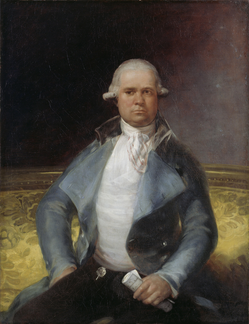 Francisco José de Goya y Lucientes, Don Tomás Pérez Estala, um 1795, Öl auf Leinwand, 102 x 79 cm, © Hamburger Kunsthalle / bpk, Foto: Elke Walford