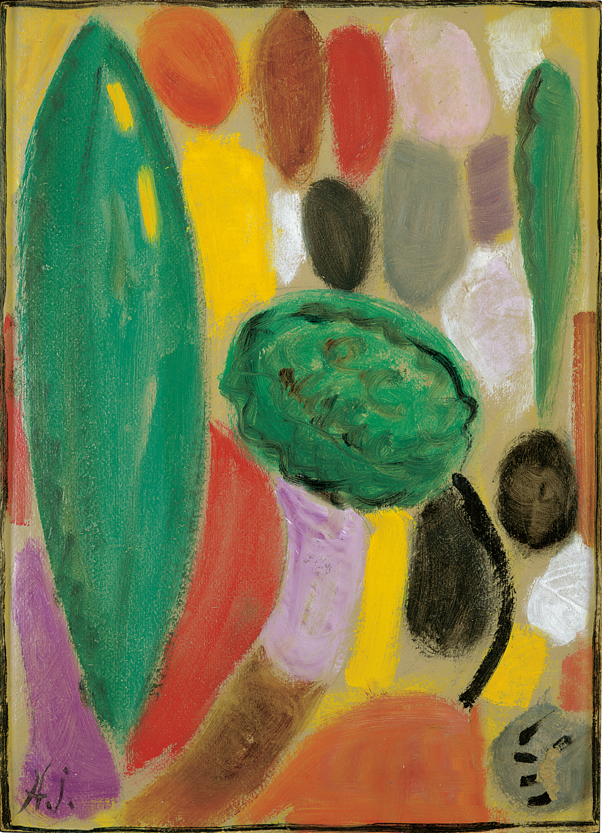 Alexej von Jawlensky, Variation, 1917/18, Öl auf Karton, Dauerleihgabe der Kleio-Stiftung zur Erhaltung von Kulturwerten an Hansestadt Stade und Museen Stade