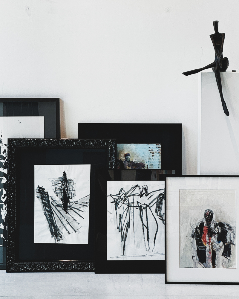 Kunstwerke Gérald Walthers in der Galerie »Daniel und die Kunst«, Credits: Oliver Reetz