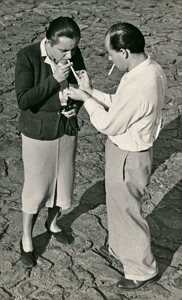 Toyen mit Jindřich Heisler in Prag, 1939, © Privatsammlung, Paris, Foto: Katrin Backes, Sylvain Tanquerel