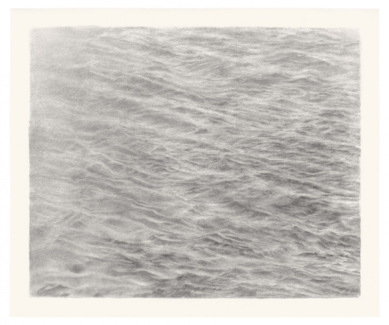 Vija Celmins, Untitled (Ocean), 2014, 39 x 47 cm, Jack Shear Collection, © Vija Celmins, Foto: Ron Amstutz, Courtesy Matthew Marks Gallery