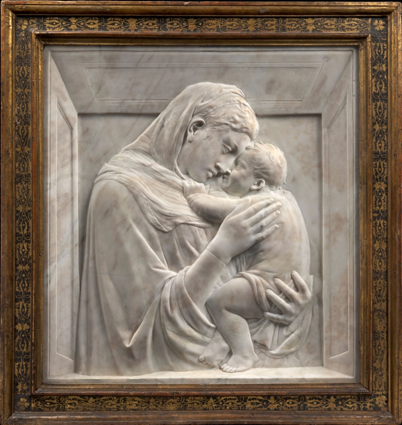 Donatello, Maria mit dem Kind "Pazzi-Madonna", ca. 1422 Marmor © Staatliche Museen zu Berlin, Skulpturensammlung und Museum für Byzantinische Kunst / Antje Voigt