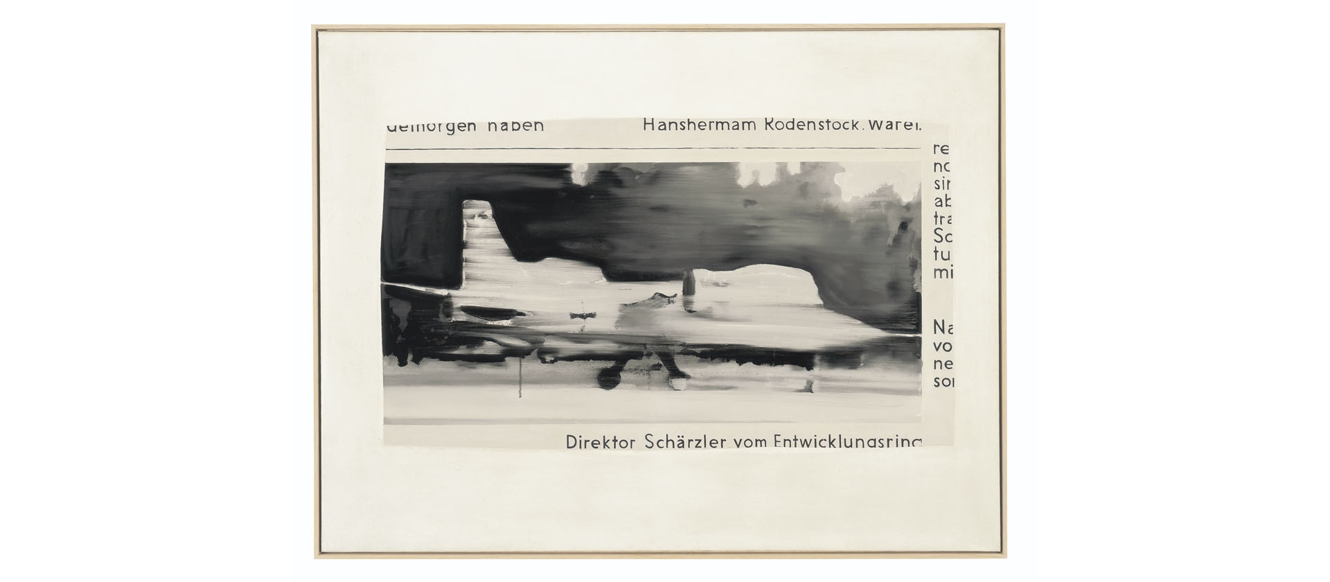 Gerhard Richter, Schärzler, 1964, Öl auf Leinwand, 100 x 130 cm, Privatbesitz, Cat. Rais. 17, © Gerhard Richter 2022 (0195)