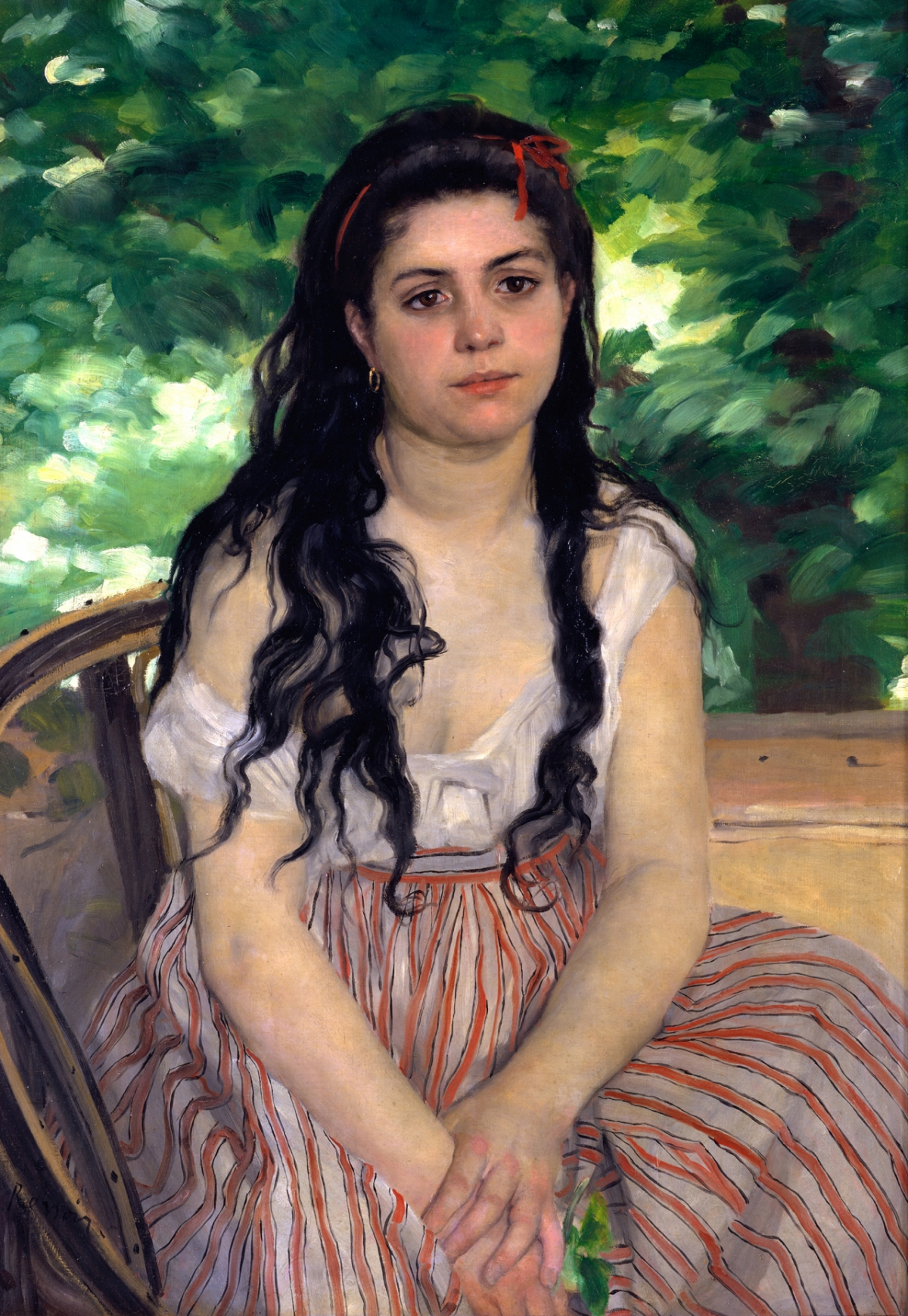 Pierre-Auguste Renoir, Été (Im Sommer) 1868, Öl auf Leinwand, 85 x 59 cm, Alte Nationalgalerie, Berlin, © Staatliche Museen zu Berlin, Nationalgalerie / Jörg P . Anders Pierre-Auguste Renoir, Été (Im Sommer) 1868, Öl auf Leinwand, 85 x 59 cm, Alte Nationalgalerie, Berlin, © Staatliche Museen zu Berlin, Nationalgalerie / Jörg P . Anders