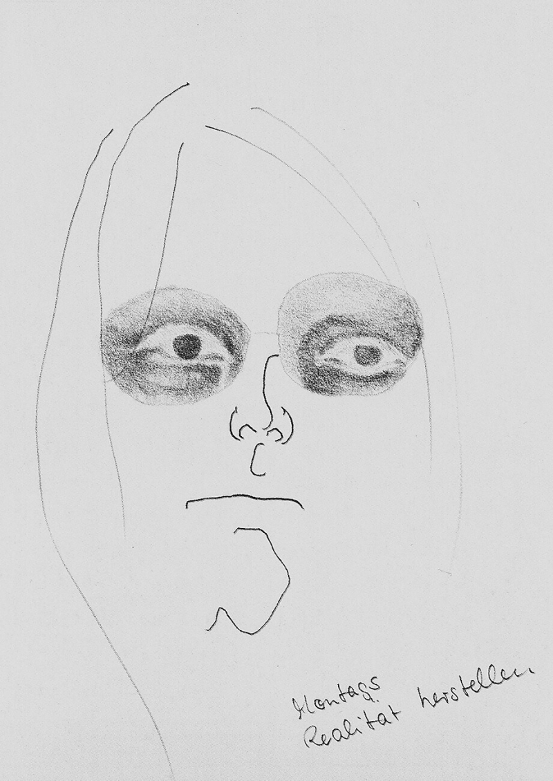 Hilka Nordhausen, Ohne Titel (Montags Realität herstellen), o.J., Hamburger Kunsthalle, Kupferstichkabinett, © ARCHIV Hilka Nordhausen, Foto: Christoph Irrgang;
