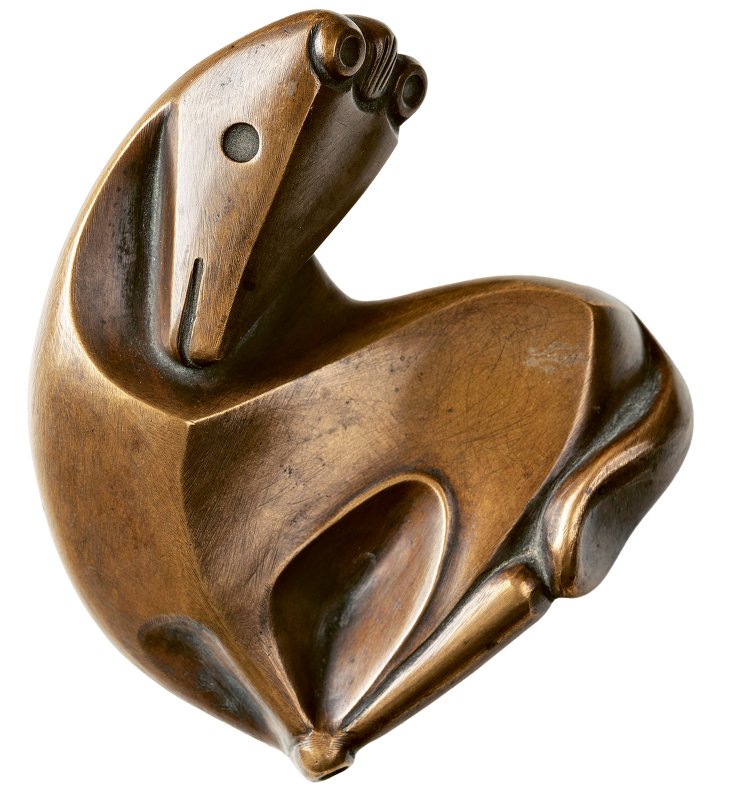 Ewald Mataré, Zeichen eines Pferdes, 1945, Bronze, Museum Kurhaus Kleve – Ewald Mataré-Sammlung, Kleve, © VG Bild-Kunst, Bonn 2026 Ewald Mataré, Zeichen eines Pferdes, 1945, Bronze, Museum Kurhaus Kleve – Ewald Mataré-Sammlung, Kleve, © VG Bild-Kunst, Bonn 2026