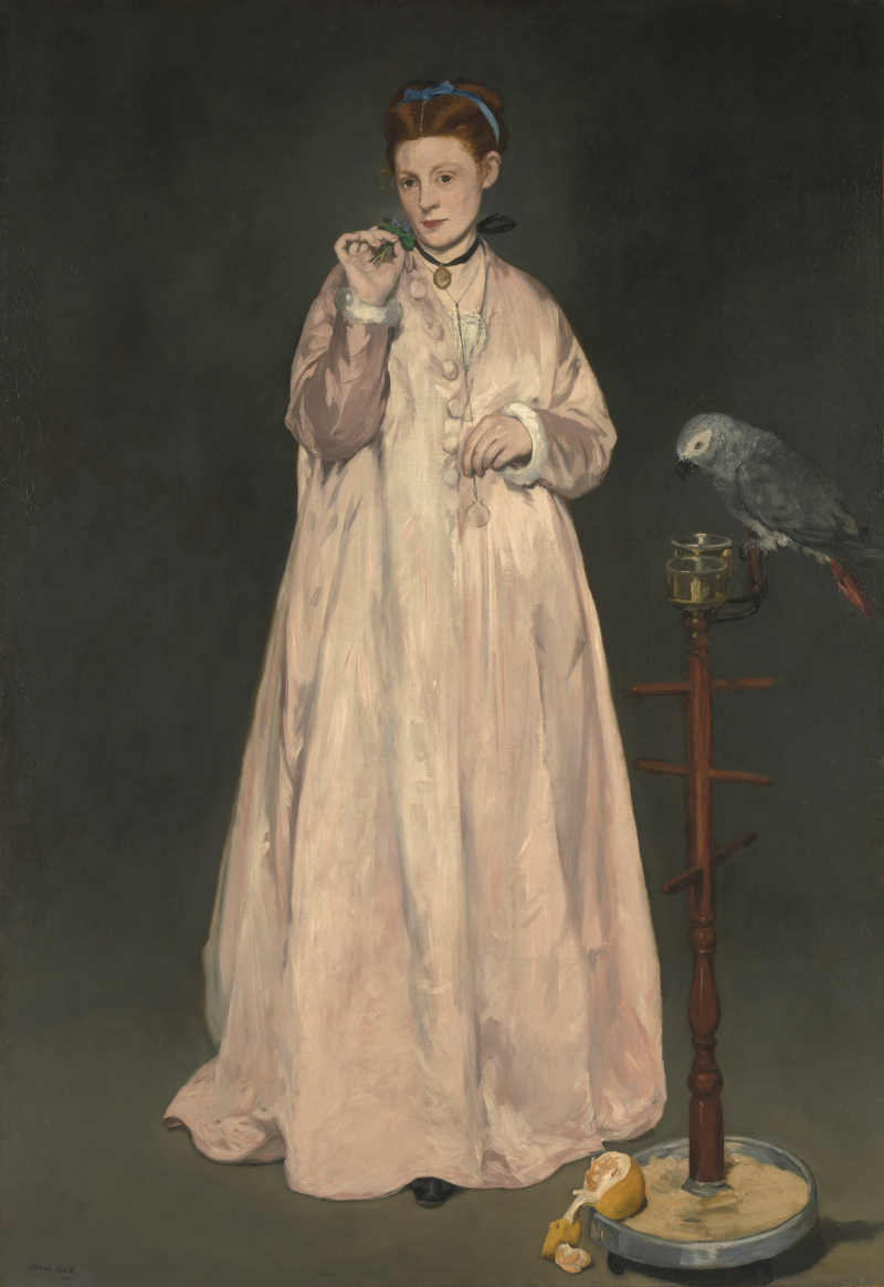 Édouard Manet, Junge Frau 1866, 1866, Öl auf Leinwand, 185,1 x 128,6 cm, The Metropolitan Museum of Art, New York, Schenkung von Erwin Davis, 1889, Foto: The Metropolitan Museum of Art, Open Access (Public Domain)